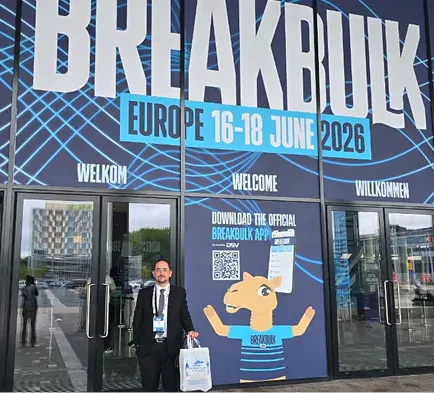Golden Ocean exhibition stand at Breakbulk Europe