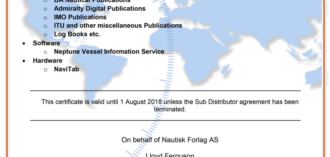 SD Nautisk Certificate